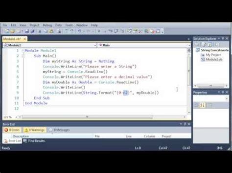 vb format string|Visual Basic String Format Method .